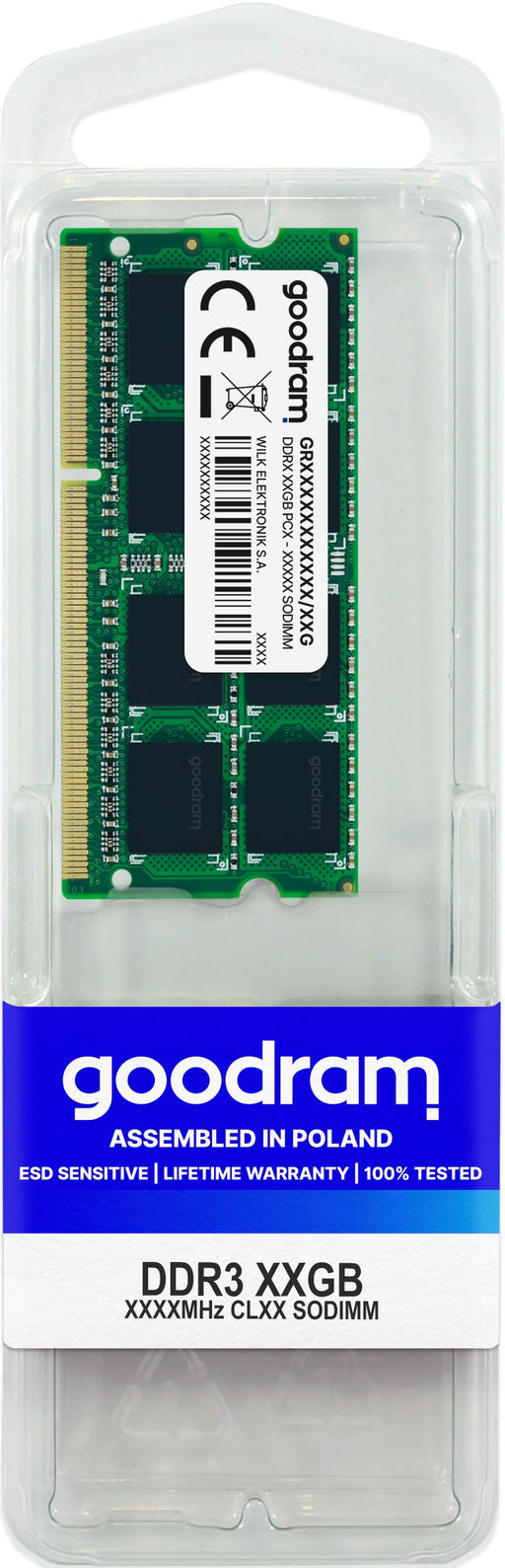 EAN 5908267903292 - Goodram 4GB DDR3 PC3-12800 módulo de memoria 1 x 4 GB imagen 1