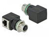 EAN 4043619663125 - DeLOCK 66312 cambiador de género para cable M12 RJ45 Negro imagen 1