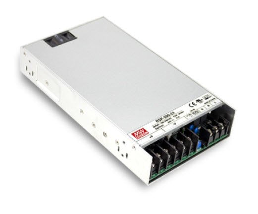 EAN 4711287436128 - MEAN WELL RSP-500 unidad de fuente de alimentación 500 W 1U Plata imagen 1