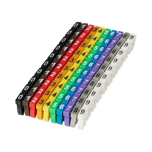 EAN 5715063141106 - Microconnect MC-CABLEMARKER soporte para manguito de identificación de conductor Negro, Azul, Marrón, Ver imagen 1