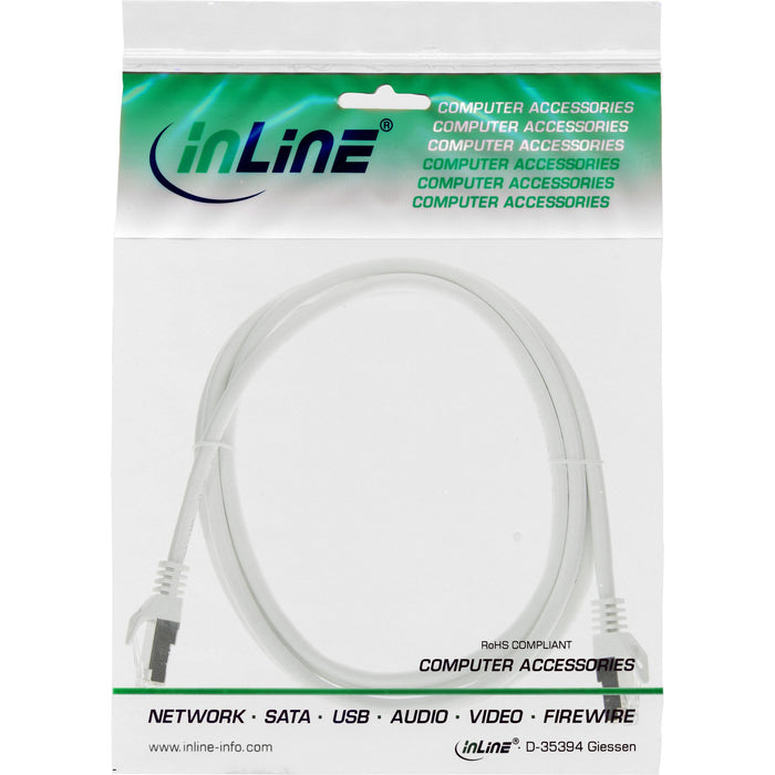 EAN 4043718072415 - InLine 72511W cable de red Blanco 1 m Cat5e SF/UTP (S-FTP) imagen 3