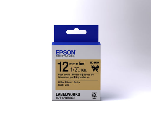 EAN 8715946611204 - Epson LK-4KBK cinta para impresora de etiquetas Negro en el oro imagen 2