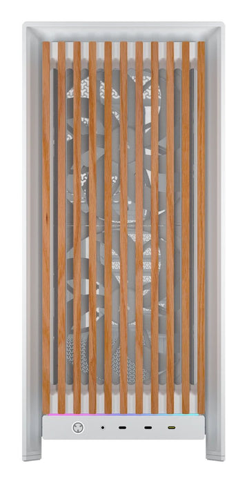 EAN 840440424987 - Corsair FRAME 5000D WOOD RS Midi Tower Nuez, Blanco imagen 2