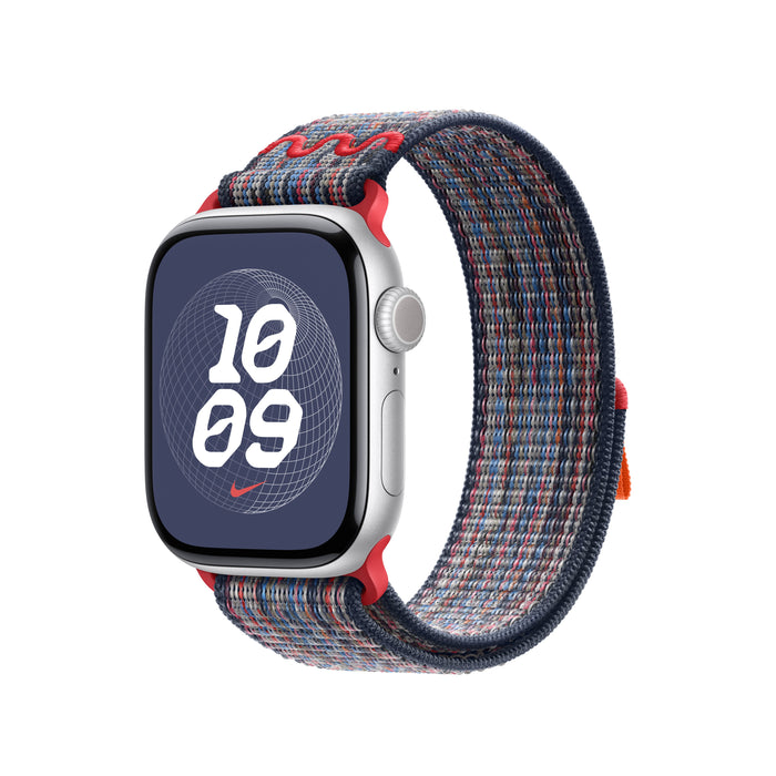 EAN 0195949707575 - Apple MXU03ZM/A Accesorios para dispositivos vestibles inteligentes Grupo de rock Azul, Rojo Nylon imagen 2