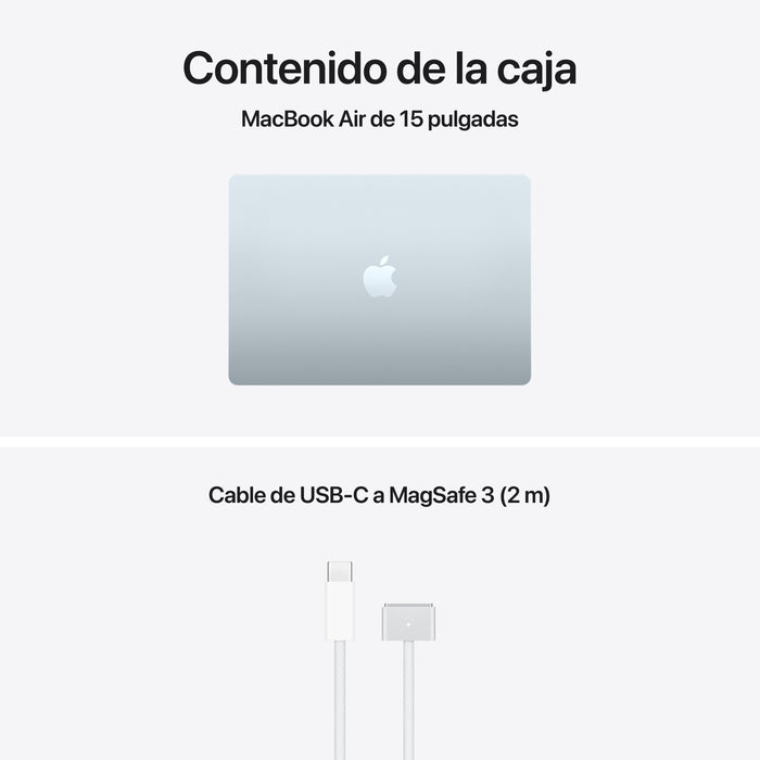 EAN 195950699142 - Apple MacBook Air Apple M Portátil 38,9 cm (15.3") Wi-Fi 7 (802.11be) macOS Tahoe imagen 9