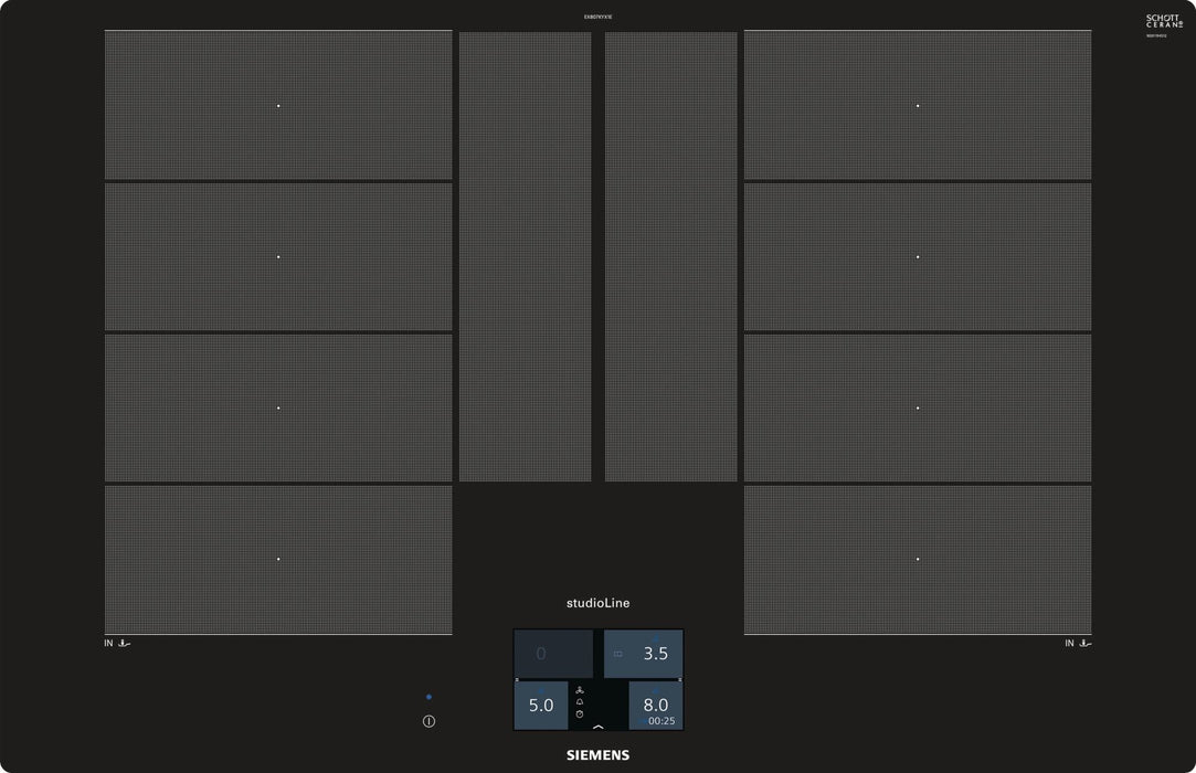 EAN 4242003765319 - Siemens EX801KYW1E hobs Negro Integrado Con placa de inducción 4 zona(s) imagen 1