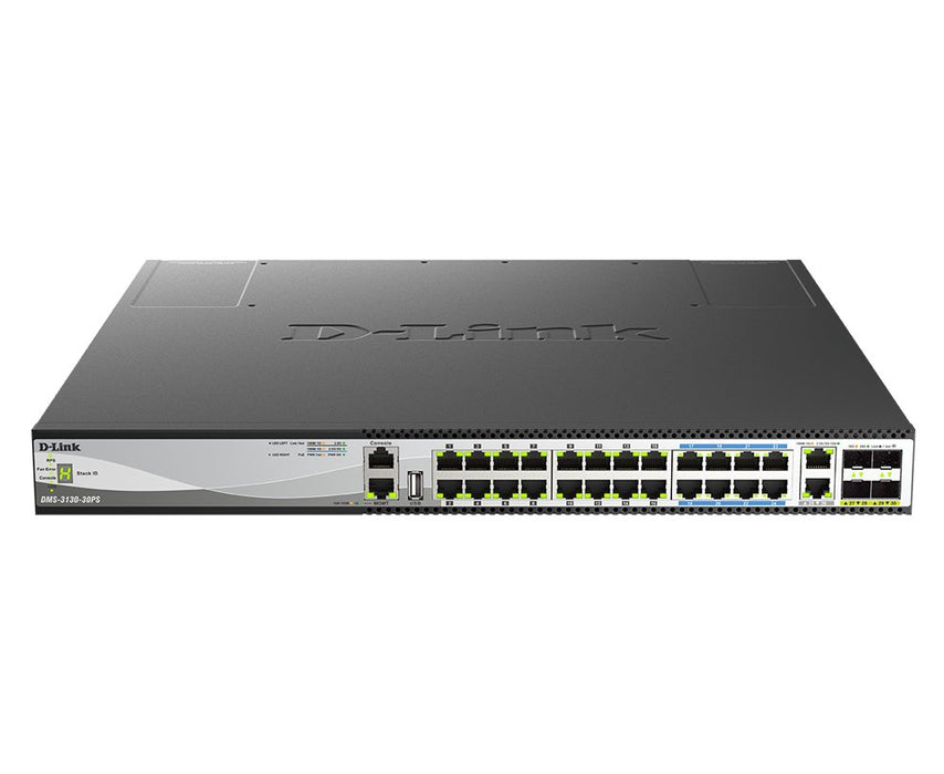 EAN 0790069467172 - D-Link DMS-3130-30PS switch Gestionado L3 2.5G Ethernet (100/1000/2500) Energía sobre Ethernet (PoE) 1U N imagen 1