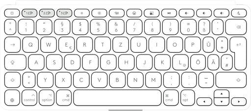 EAN 5099206126008 - Logitech 920-013005 teclado para móvil QWERTZ Alemán Bluetooth Blanco imagen 2