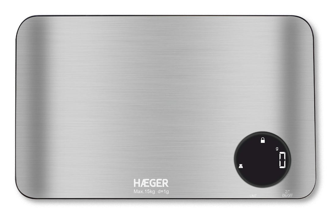 EAN 5608475032301 - Haeger KS-DIG.012A báscula de cocina Acero inoxidable Encimera Rectángulo Báscula electrónica de cocina imagen 1