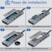 EAN 8436588883605 - Leotec LEDS07 base para portátil y replicador de puertos Acoplamiento USB 3.2 Gen 2 (3.1 Gen 2) Type-C imagen 4