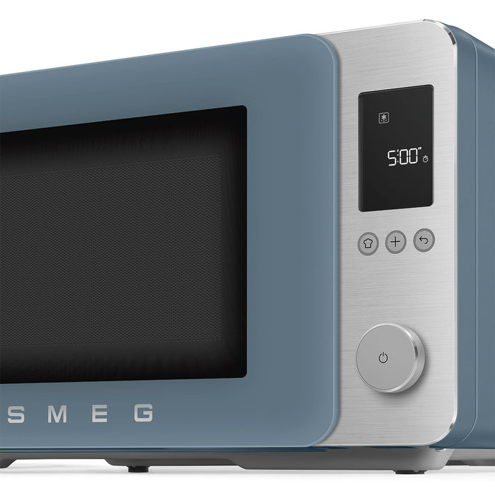 EAN 8017709356620 - Smeg MOC02SBMEU microondas Azul Microondas combinado Encimera 27 L 1450 W imagen 14