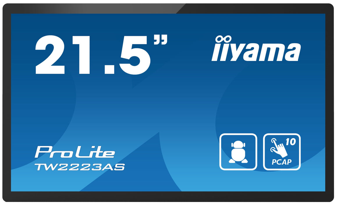 EAN 4948570124787 - iiyama TW2223AS-B2 pantalla para PC 54,6 cm (21.5") 1920 x 1080 Pixeles Full HD Pantalla táctil Negro imagen 2