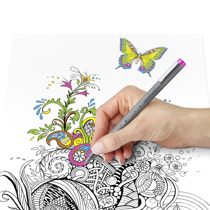 EAN 4007817036563 - Staedtler pigment liner 308 rotulador de punta fina Rojo 1 pieza(s) imagen 2
