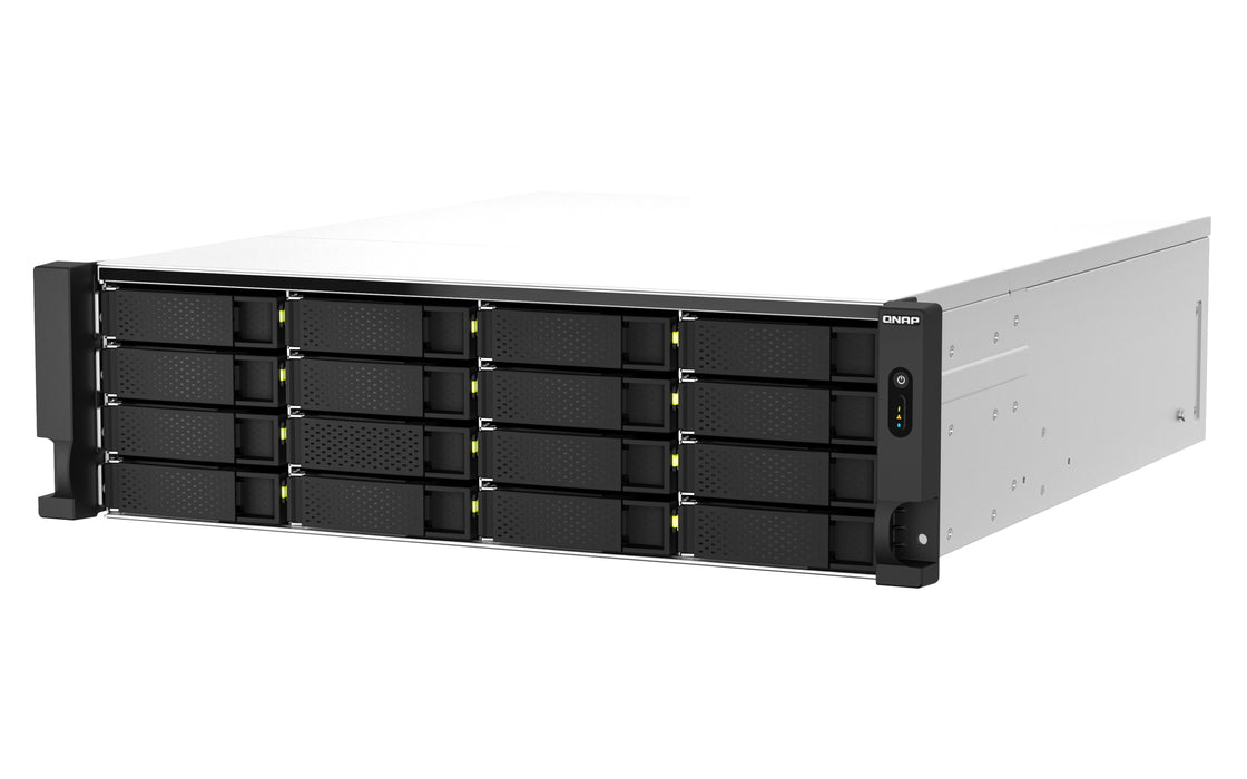 EAN 4711103082263 - QNAP TS-H2287XU-RP NAS Bastidor (3U) Intel Xeon E E-2378 64 GB DDR4 0 TB QuTS hero Negro, Blanco imagen 5