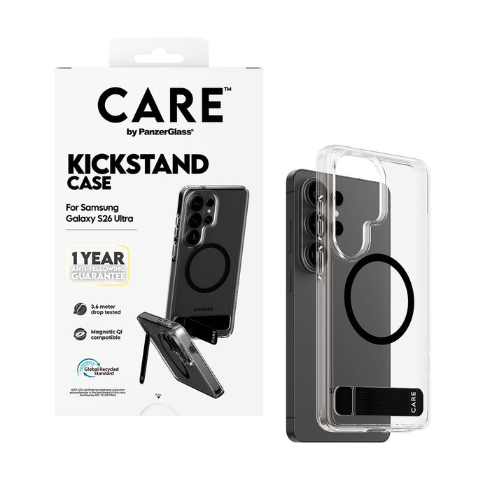 EAN 5715685034107 - PanzerGlass CARE™ by ® Kickstand Case Transparent w. Qi Samsung Galaxy S26 Ultra funda para teléfono móvi imagen 6