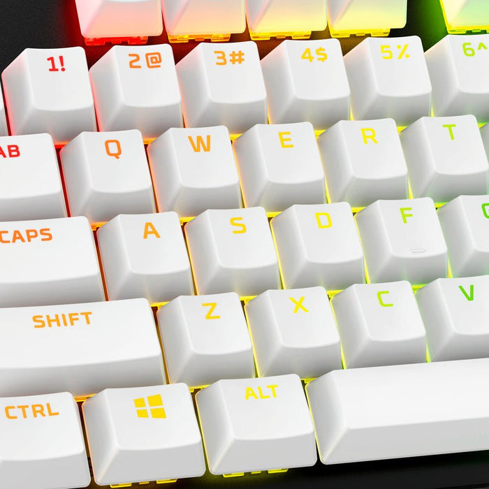 EAN 196188737071 - HyperX Full key Set Keycaps - PBT (White) Tecla imagen 2