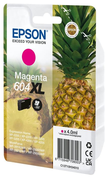 EAN 8715946708010 - Epson 604XL cartucho de tinta 1 pieza(s) Original High (L) Yield imagen 1