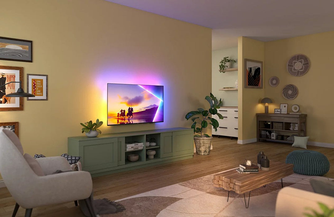 EAN 8718863049679 - Philips Ambilight QLED 4K TV 139,7 cm (55") 4K Ultra HD Smart TV Wifi Negro imagen 9