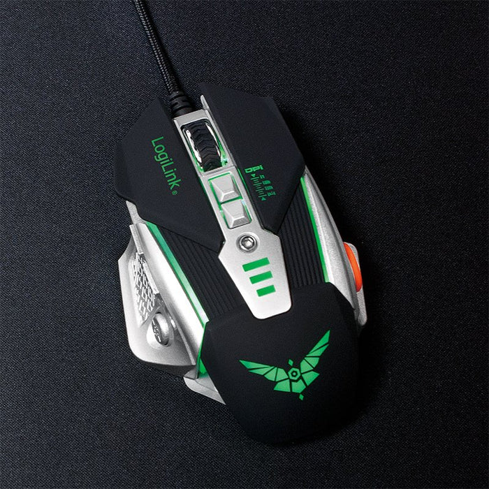 EAN 4052792045659 - LogiLink ID0156 ratón Juego mano derecha USB tipo A Óptico 3200 DPI imagen 12