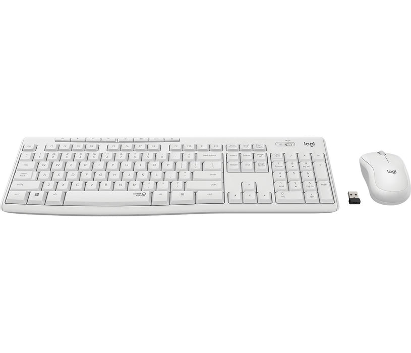 EAN 5099206092556 - Logitech 920-009820 teclado Ratón incluido Oficina RF inalámbrico AZERTY Francés Blanco imagen 2