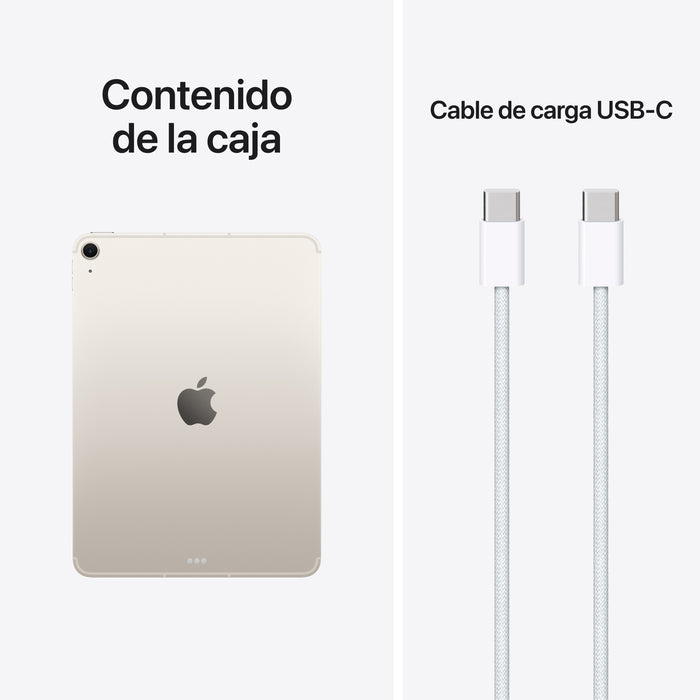 EAN 195950812039 - Apple iPad Air 5G Apple M LTE-TDD & LTE-FDD 27,9 cm (11") 12 GB Wi-Fi 7 (802.11be) iPadOS 26 Beige imagen 10
