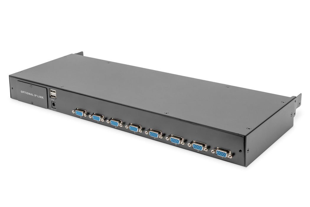 EAN 4016032447603 - Digitus DS-72213 interruptor KVM Montaje en rack Negro imagen 1