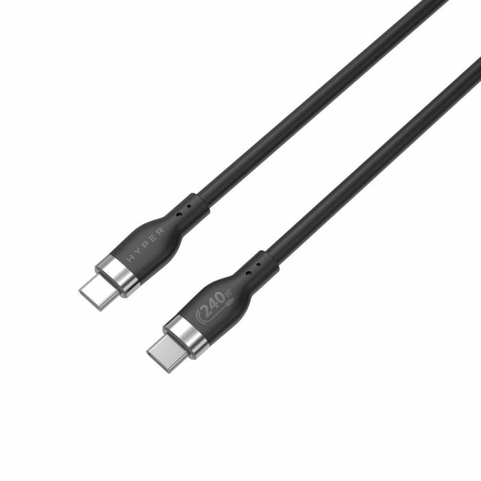 EAN 6941921149536 - HYPER HJ4002BKGL cable USB USB 2.0 2 m USB C Negro imagen 2