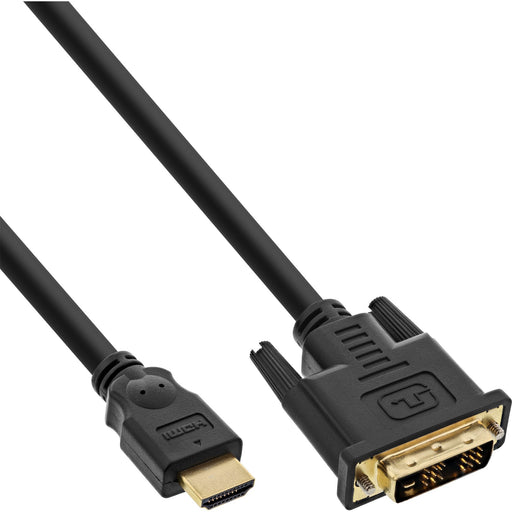 EAN 4043718253555 - InLine B-17662P adaptador de cable de vídeo 2 m HDMI tipo A (Estándar) DVI-D Negro imagen 1