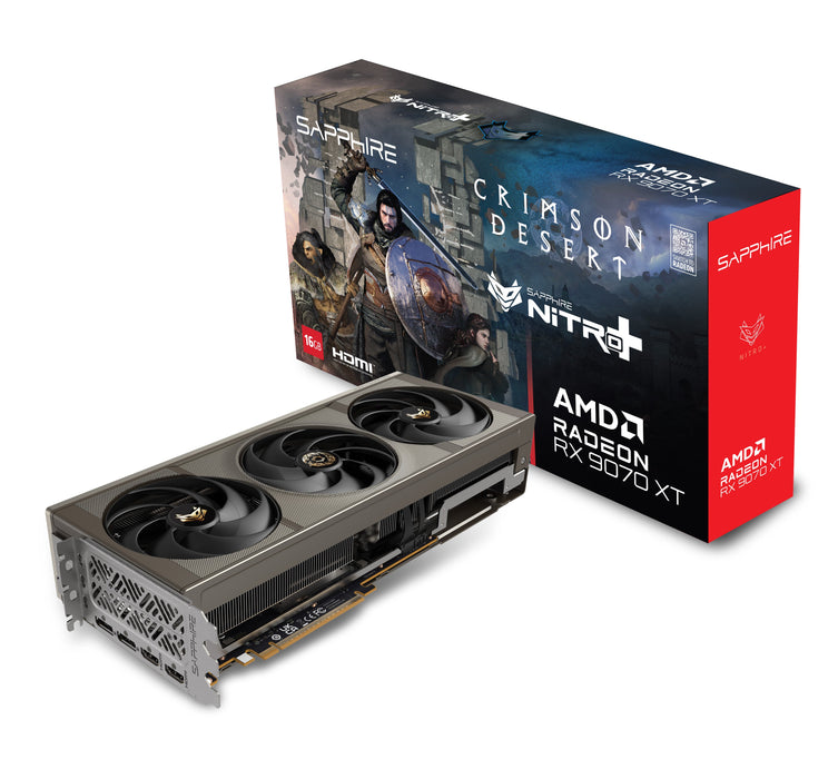 EAN 4895106297623 - Sapphire NITRO+ AMD Radeon RX 9070 XT OC Crimson Desert Edition 16 GB GDDR6 imagen 7