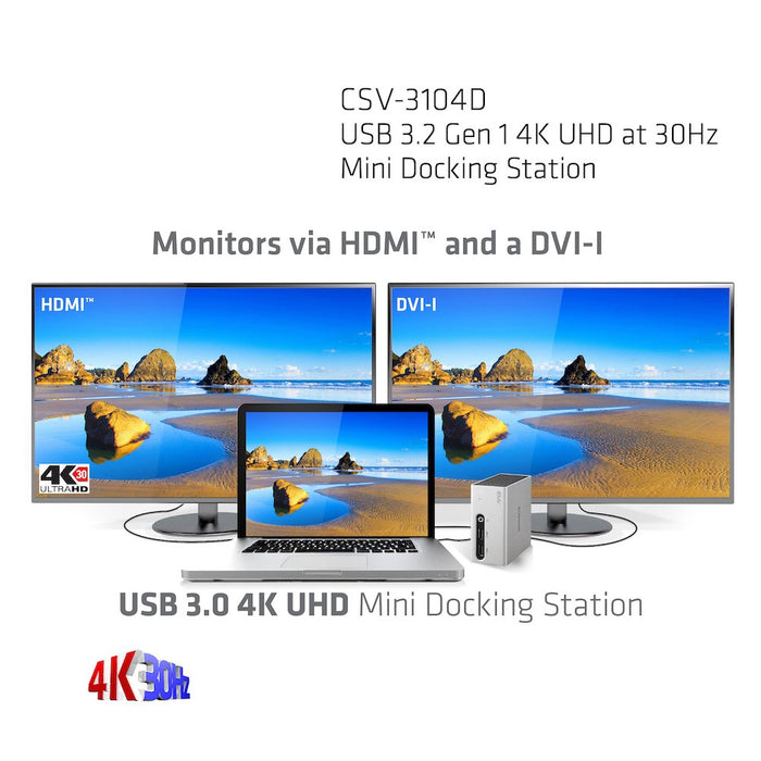 EAN 8717249401261 - CLUB3D CSV-3104D base para portátil y replicador de puertos Alámbrico USB 3.2 Gen 1 (3.1 Gen 1) Type-A Ne imagen 7