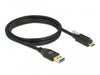 EAN 4043619840281 - DeLOCK 84028 cable USB USB 3.2 Gen 2 (3.1 Gen 2) USB A USB C Negro imagen 2