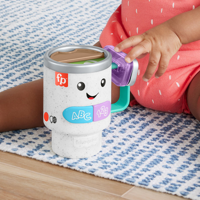 EAN 0194735228232 - Fisher-Price Laugh & Learn Wake Up & Learn Coffee Mug imagen 3