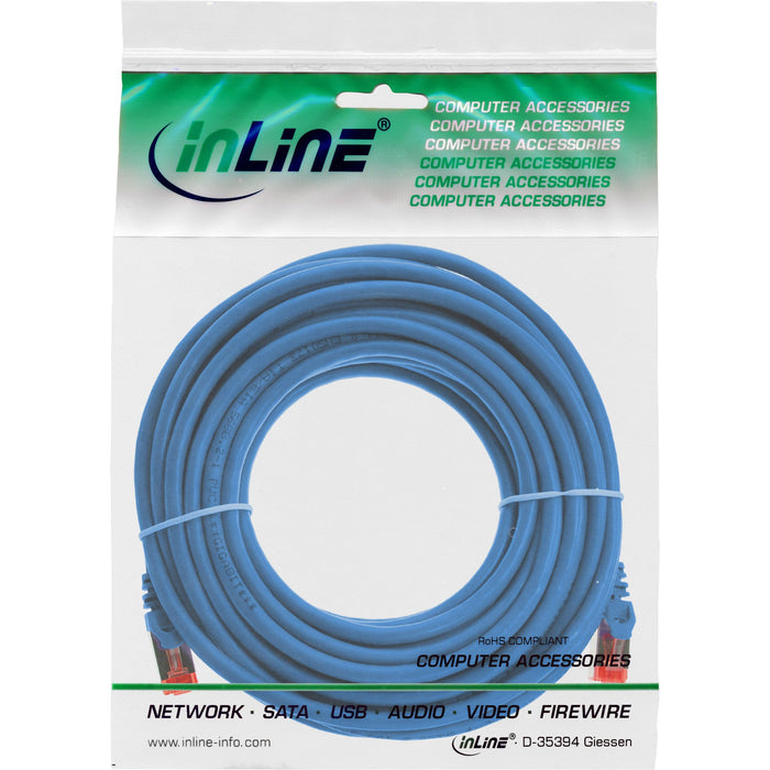 EAN 4043718232550 - InLine 76455B cable de red Azul 50 m Cat6 S/FTP (S-STP) imagen 3