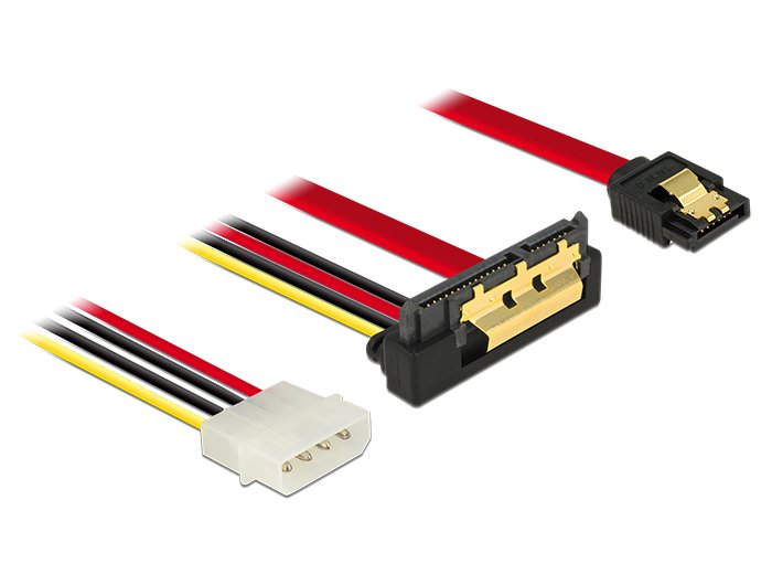 EAN 4043619852314 - DeLOCK 85231 cable de SATA 0,3 m SATA 7-pin + Molex (4-pin) SATA 22-pin Negro imagen 1