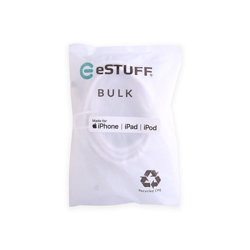 EAN 5715063055441 - eSTUFF ES602370-BULK cable de conector Lightning 3 m Blanco imagen 2