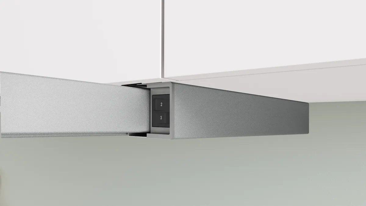 EAN 4242005538096 - Bosch Serie 2 DFM064W55 campana Semintegrada (extraíble) Metálico, Plata 394 m³/h imagen 4