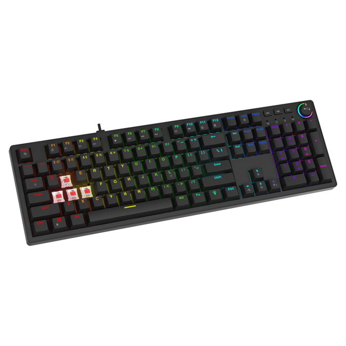 EAN 5901986049517 - Savio STYX Outemu Blue, Hot Swap, RGB teclado Juego USB QWERTY Internacional de EE.UU. Negro imagen 9
