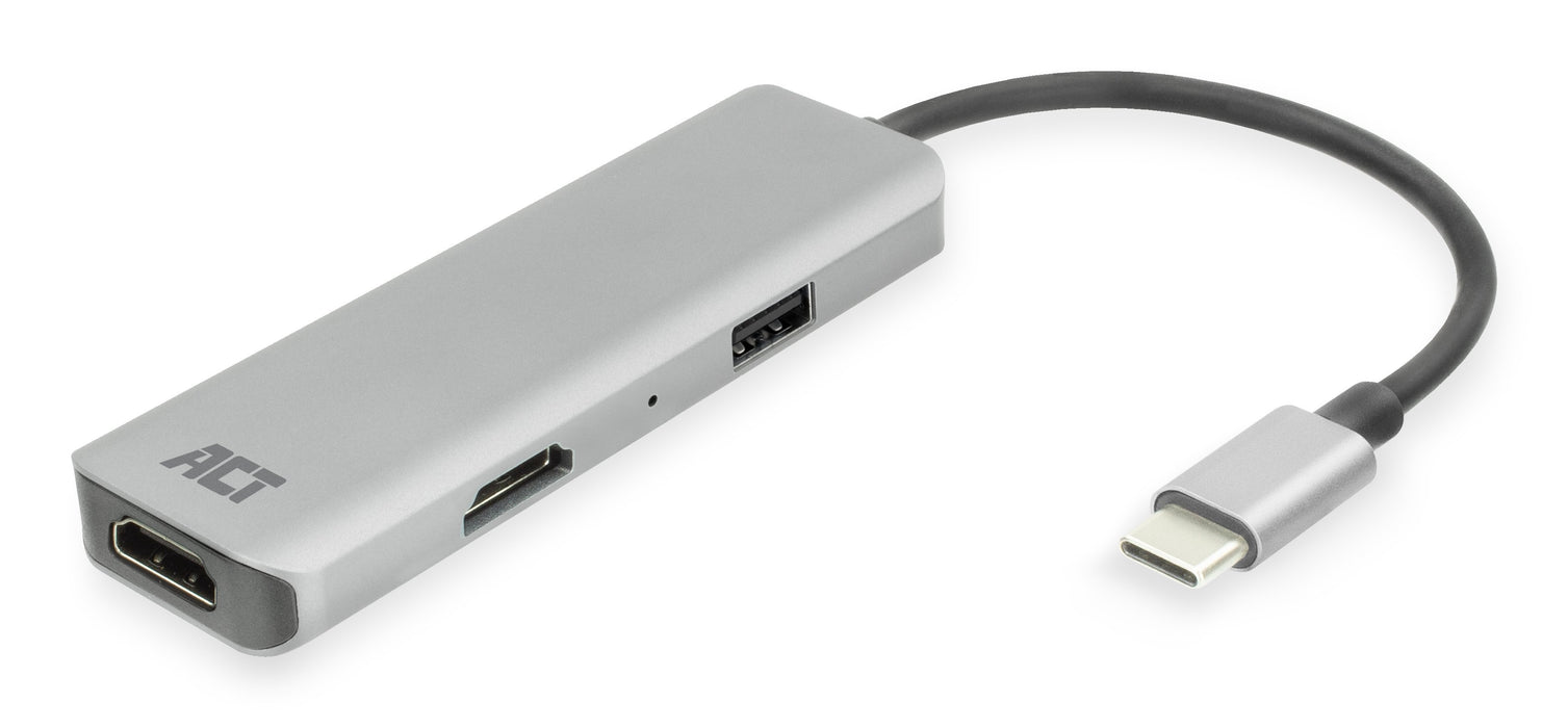 EAN 8716065550283 - ACT AC7013 base para portátil y replicador de puertos Alámbrico USB 3.2 Gen 1 (3.1 Gen 1) Type-C Negro, G imagen 1