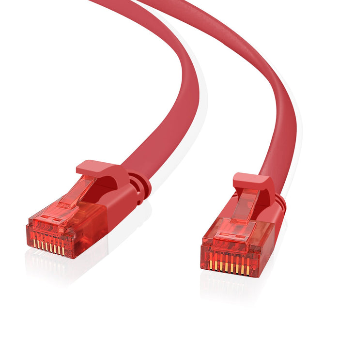 EAN 4005938629800 - Helos 262980 cable de red Rojo 3 m Cat6 U/UTP (UTP) imagen 1