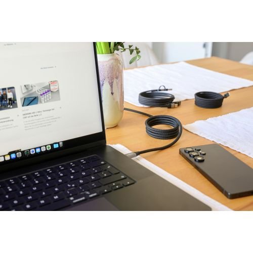 EAN 4013674213627 - Ansmann 1700-0188 cable USB 1,2 m USB A/USB C USB C/Lightning Negro, Plata imagen 5