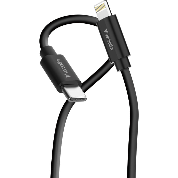 EAN 23942323921 - Verbatim 32392 cable de conector Lightning 1 m Blanco, Negro imagen 1