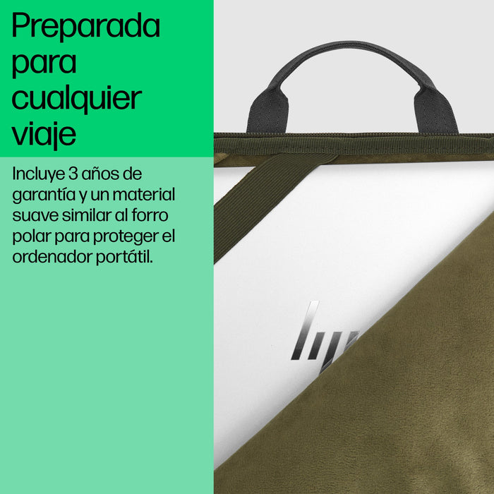 EAN 0197961660456 - HP 15.6 Modular Laptop Sleeve 39,6 cm (15.6") Verde, Gris imagen 3