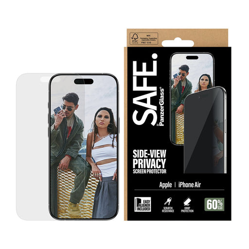EAN 5715685028045 - PanzerGlass SAFE. by ® Privacy Screen Protector iPhone Air | Ultra-Wide Fit w. EasyAligner Protector de p imagen 2