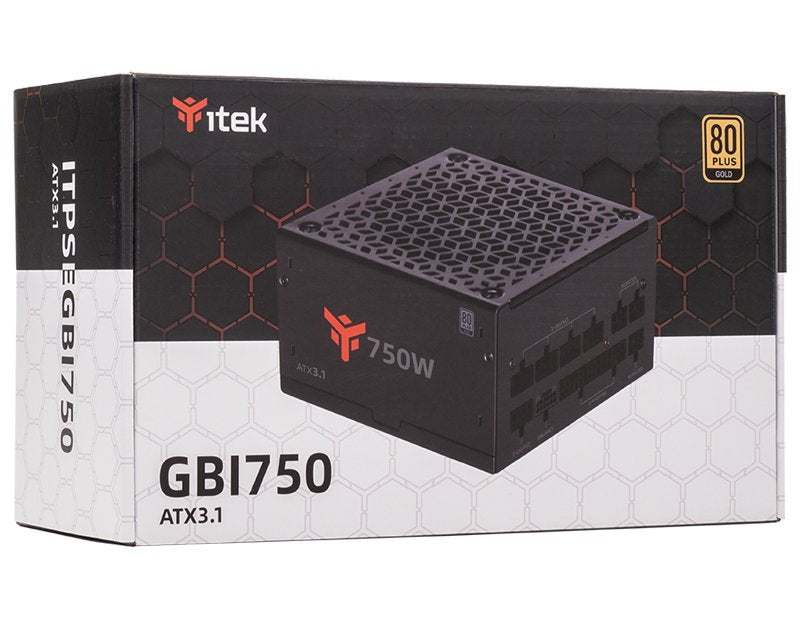 EAN 8056157883876 - itek GBI750 unidad de fuente de alimentación 750 W 20+4 pin ATX ATX Negro imagen 11