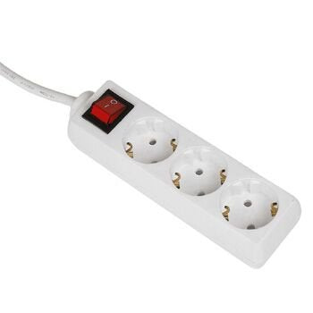 EAN 4007249305350 - Hama 00030535 limitador de tensión Blanco 3 salidas AC 3 m imagen 1