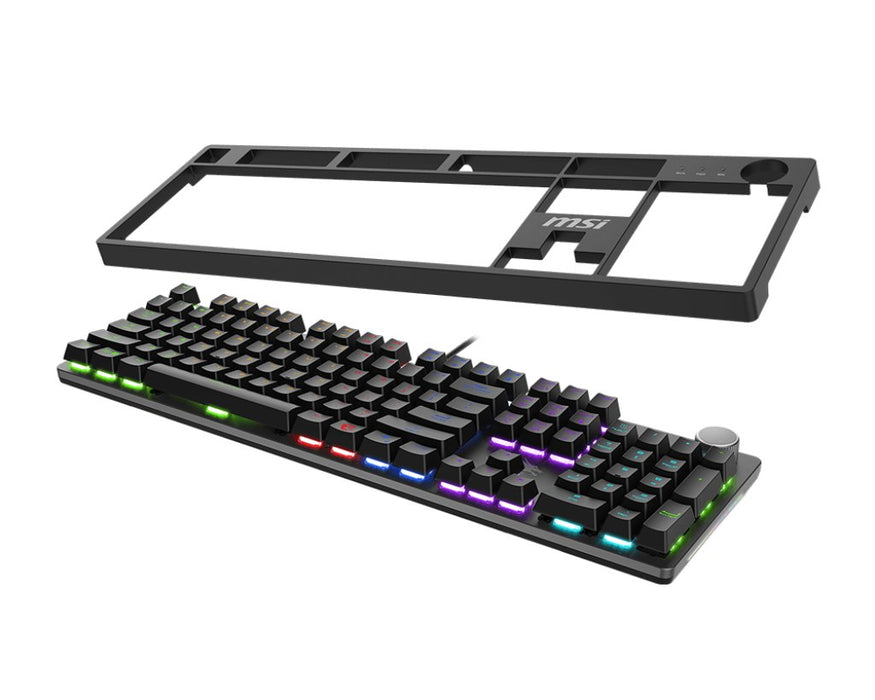 EAN 4711377324953 - MSI FORGE GK320 RED teclado Juego USB QWERTY Internacional de EE.UU. Negro imagen 4