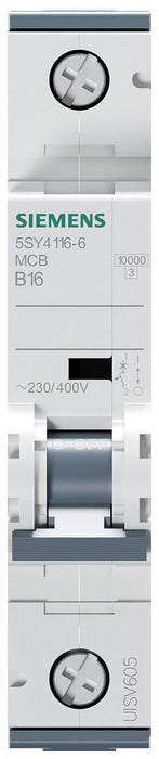 EAN 4001869181219 - Siemens 5SY41166 corta circuito Disyuntor en miniatura Tipo B 1 imagen 2