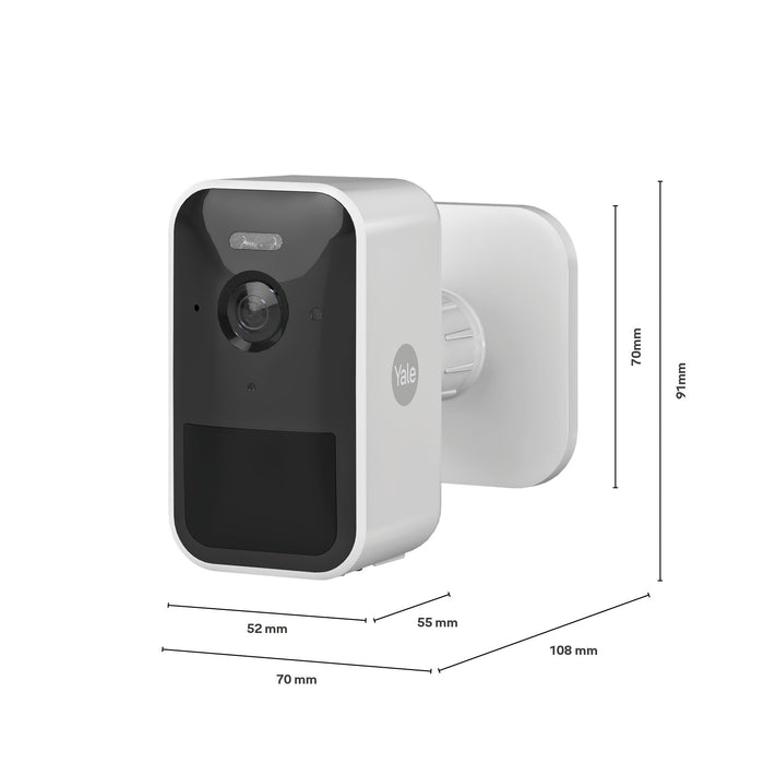 EAN 5052847126103 - Yale SV-OC-1A-W cámara de vigilancia Cubo Cámara de seguridad IP Interior y exterior 1080 x 1920 Pixeles  imagen 3