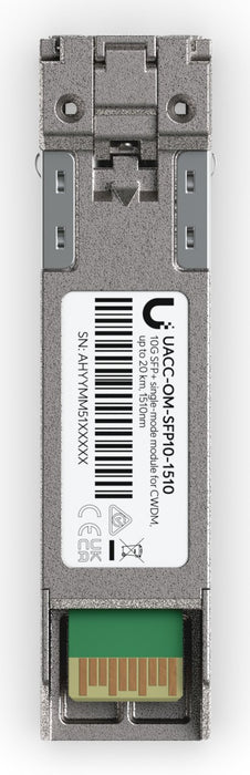 EAN 0810084694763 - Ubiquiti UACC-OM-SFP10-1510 red modulo transceptor Fibra óptica 11300 Mbit/s SFP+ 1510 nm imagen 4
