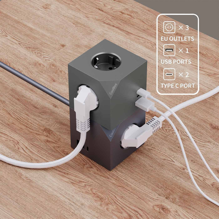 EAN 8436624423703 - CoolBox COO-BEN-CU-CUBE cargador de dispositivo móvil Corriente alterna Carga rápida imagen 3